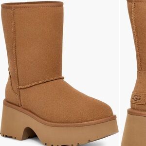 UGG Women's Brown Platform Winter Boots